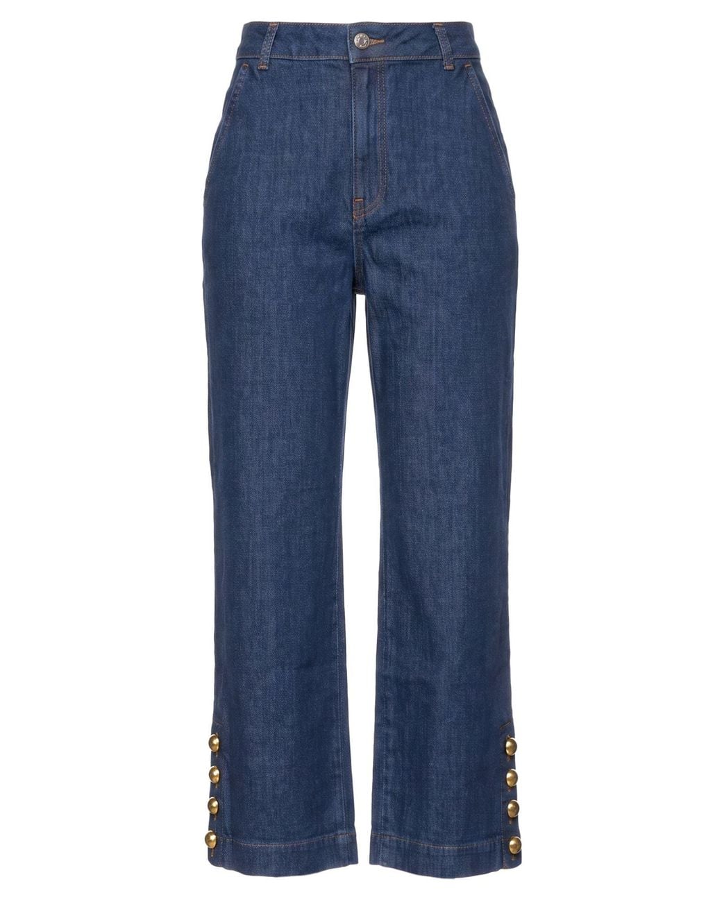 Jonathan Simkhai Blue Jeans Cotton, Elastane