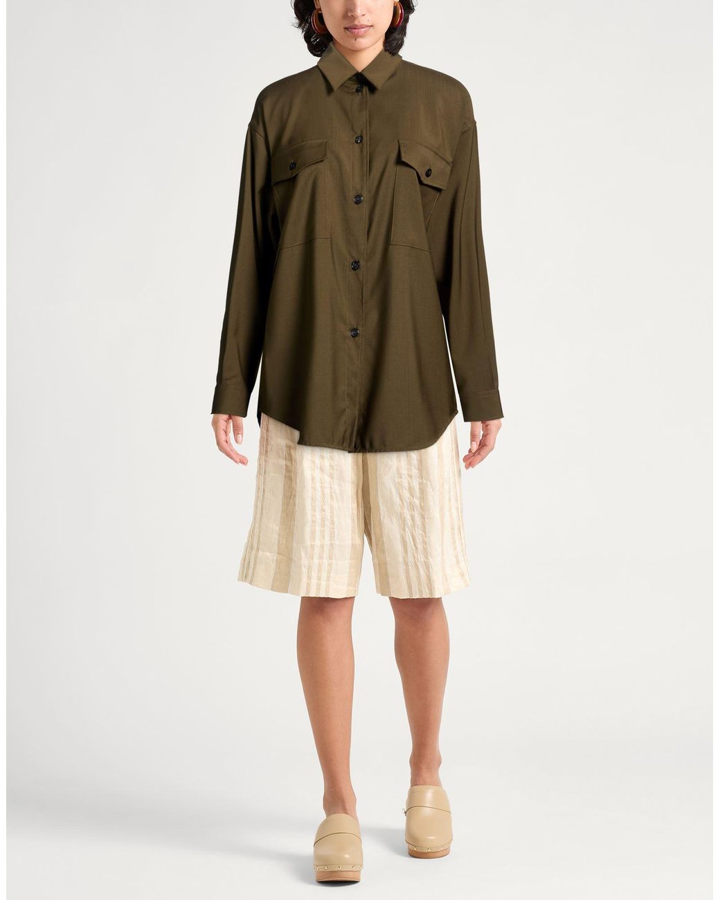 Barena Green Shirt