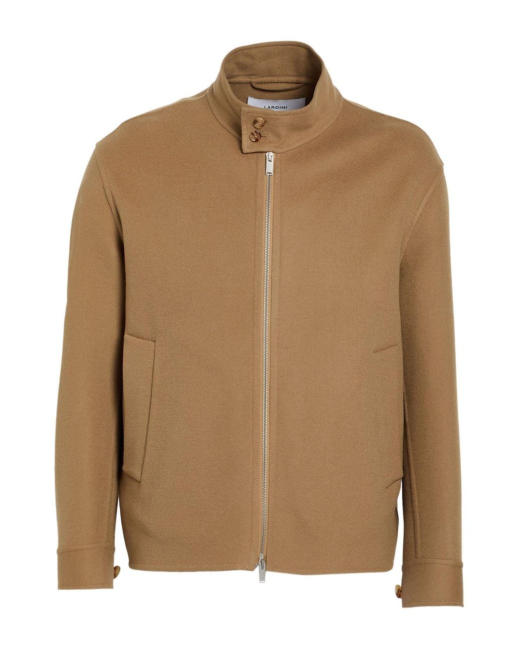 Lardini Brown Jacket Virgin Wool for men