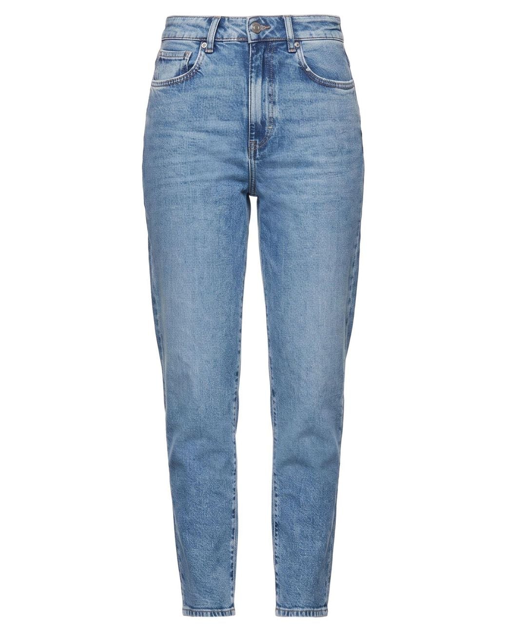 ICON DENIM Blue Jeans Cotton, Elastane