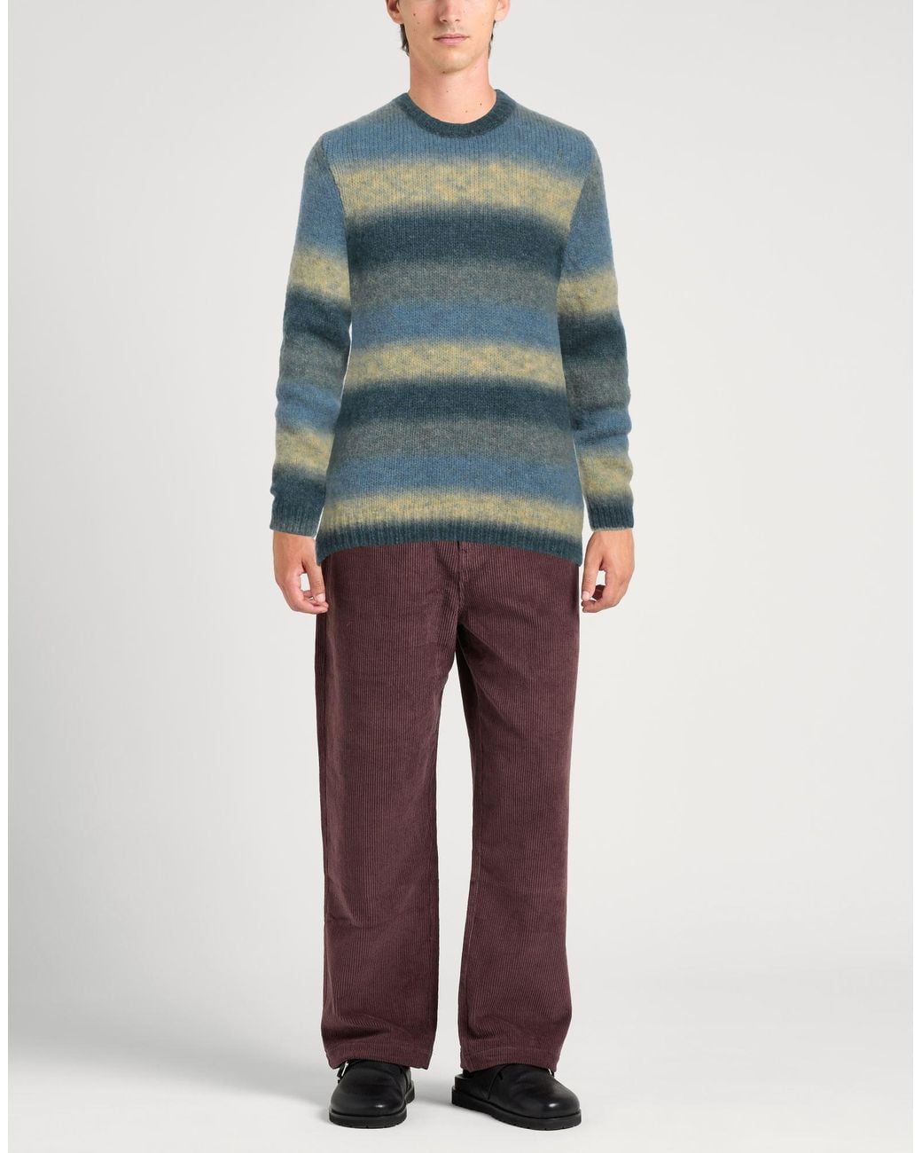 Sandro Blue Sweater Wool, Alpaca Wool, Polyamide for men