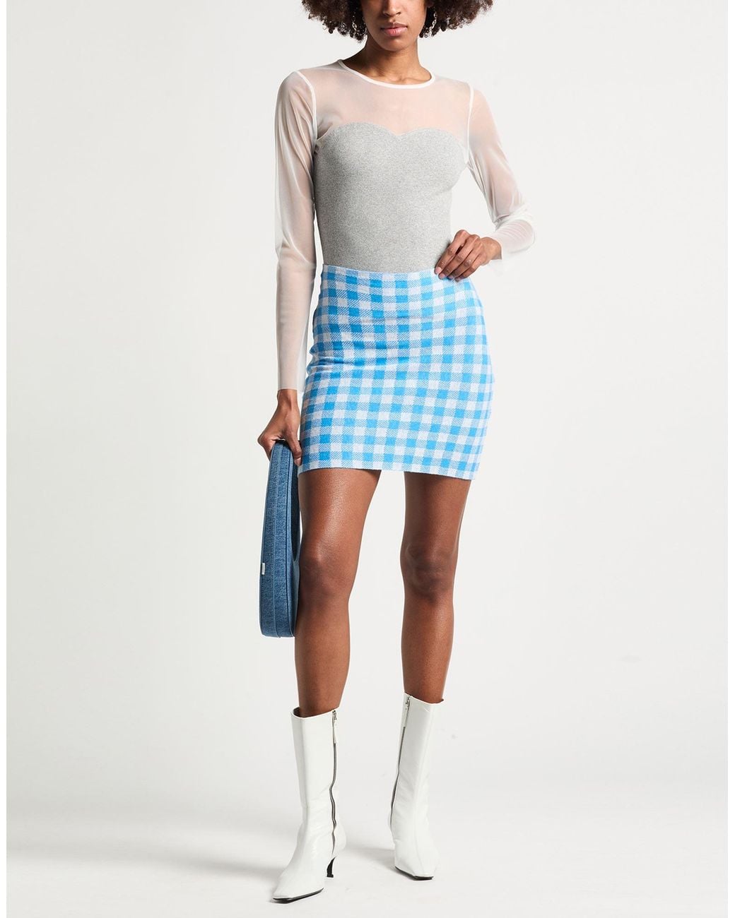 Philosophy Di Lorenzo Serafini Blue Mini Skirts