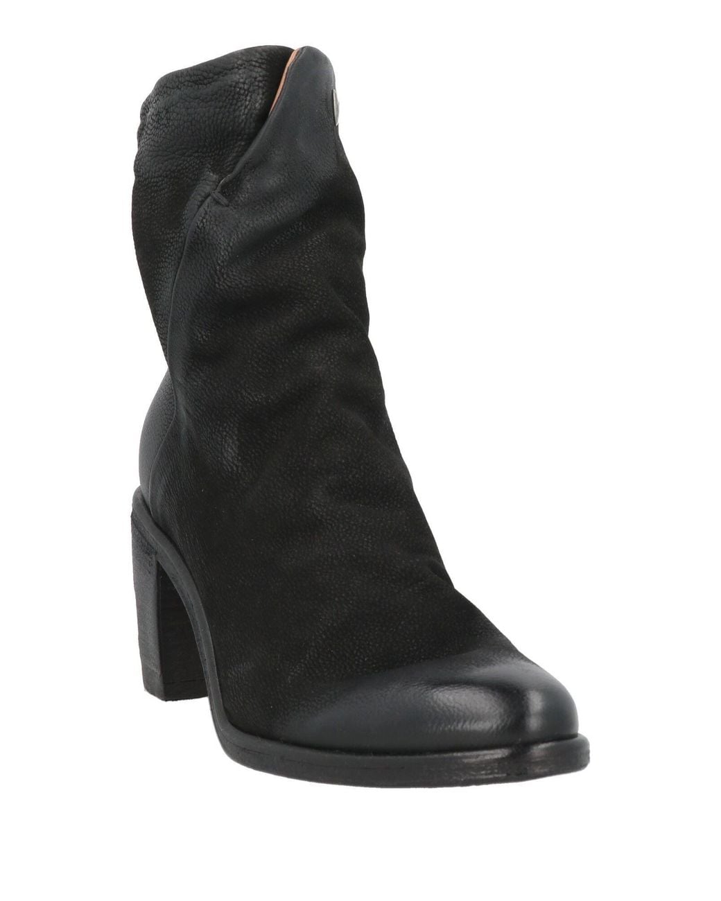 A.s.98 Black Ankle Boots Leather