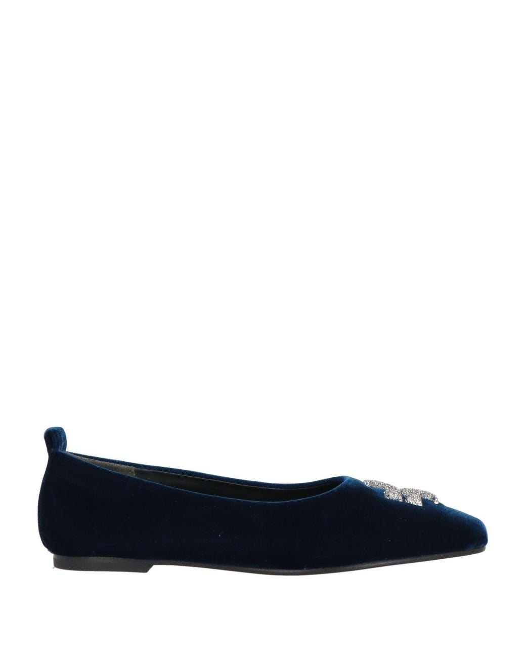 Tory Burch Blue Ballet Flats