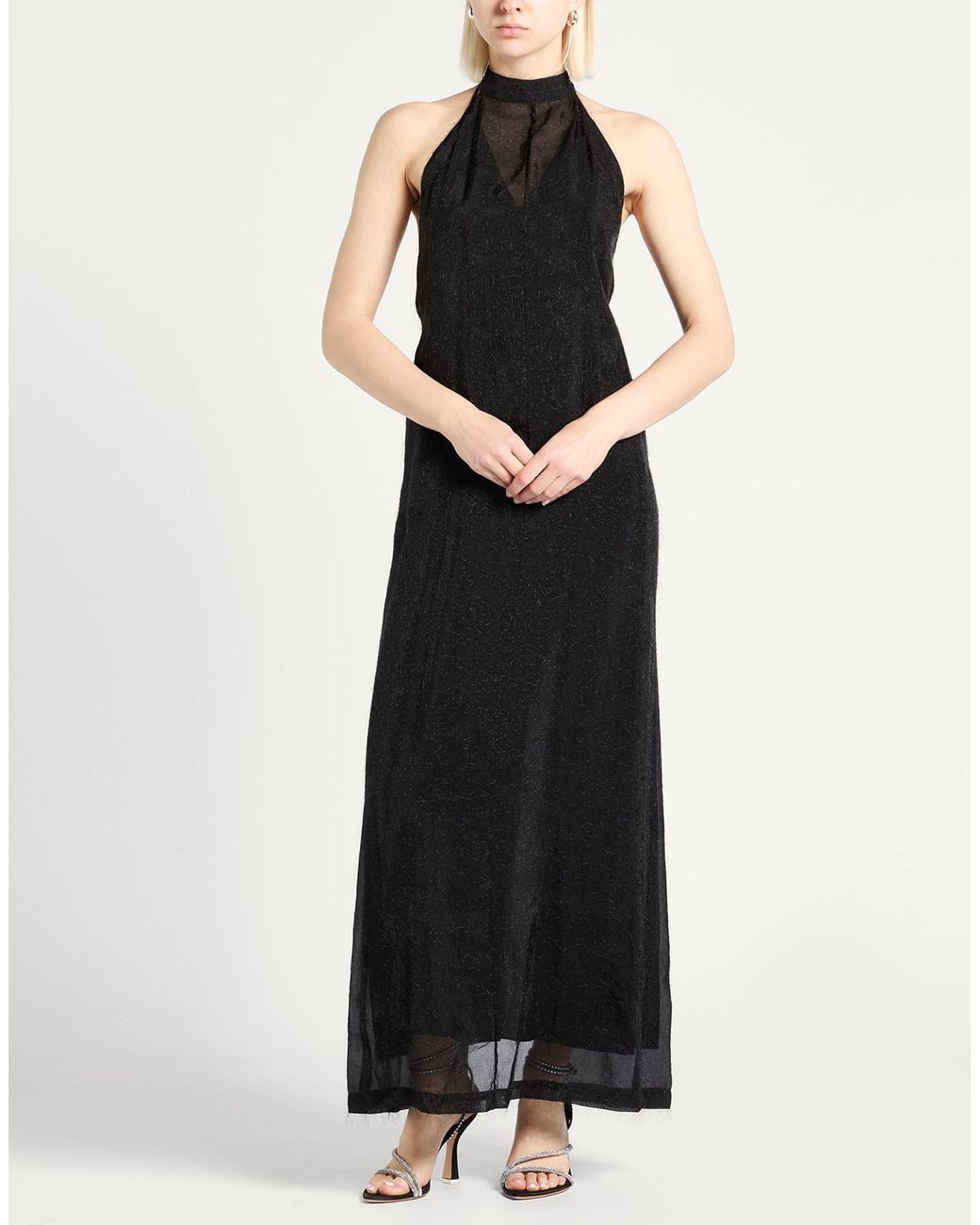 Alysi Black Maxi Dress