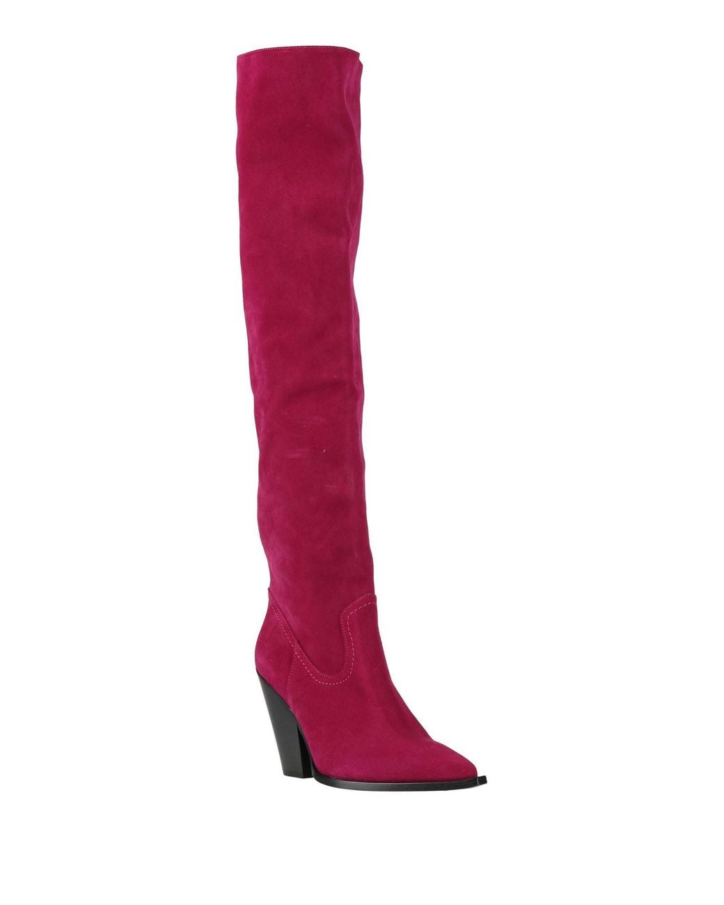 Elena Iachi Red Boot Leather