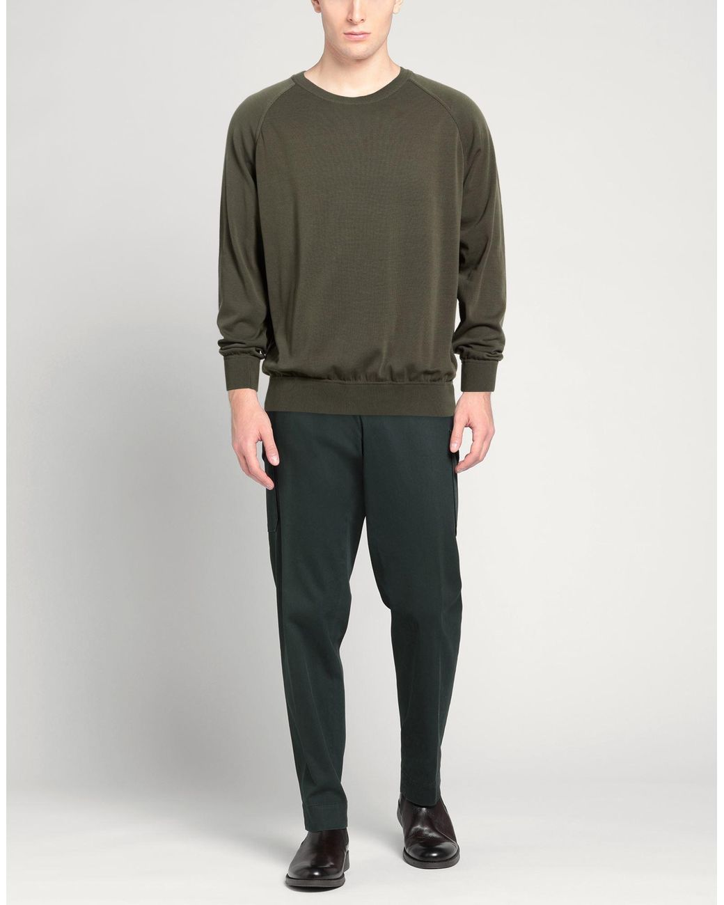 FILIPPO DE LAURENTIIS Green Jumper for men