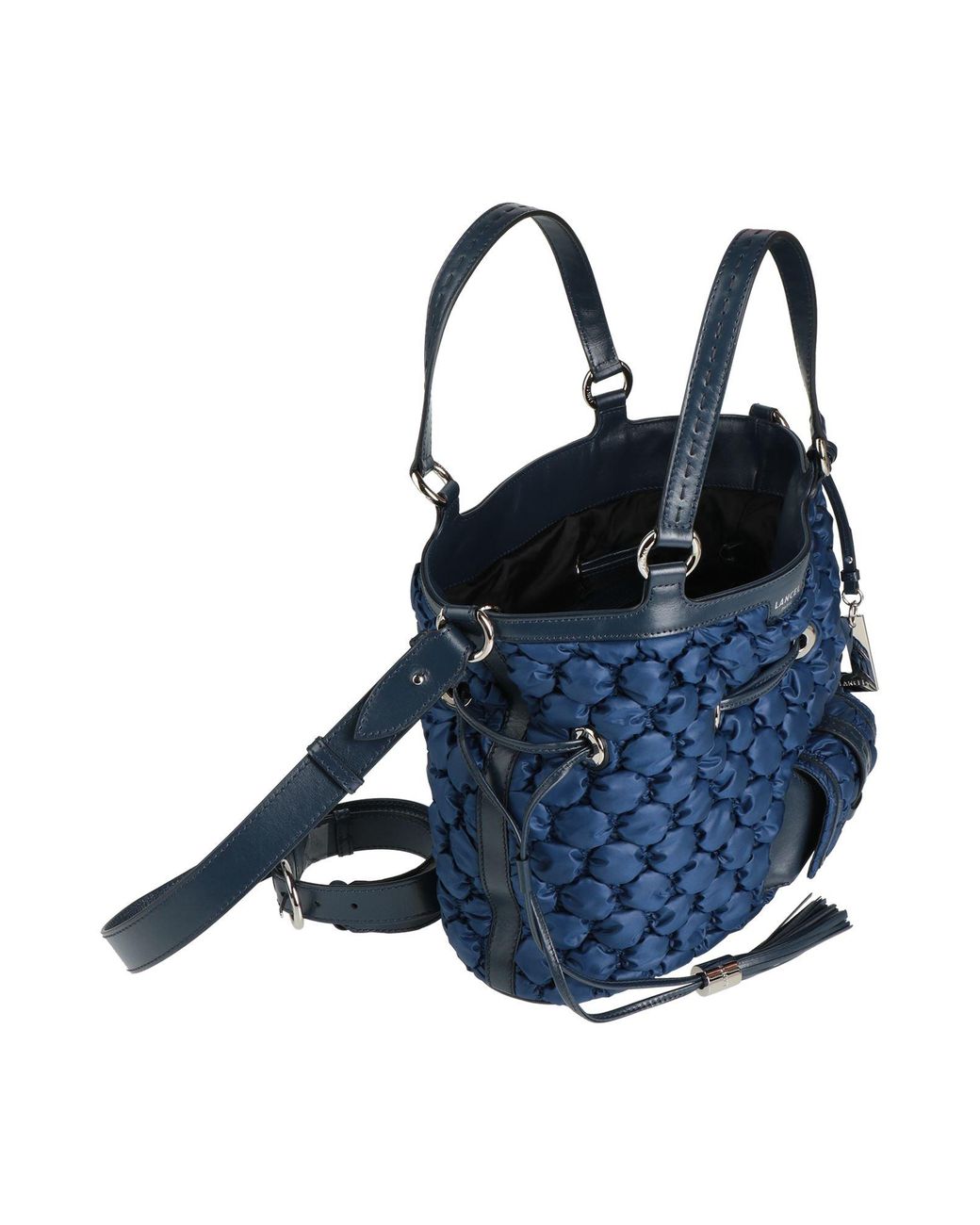 lancel-Blue-Handbag-Leather- 
