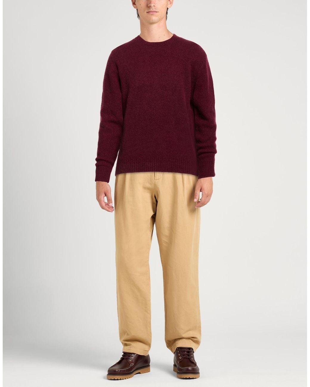 Pullover Amaranto de hombre de color Red