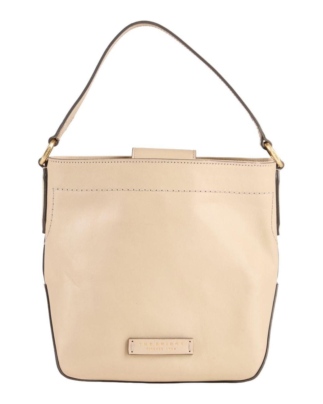 The Bridge Natural Handbag Leather