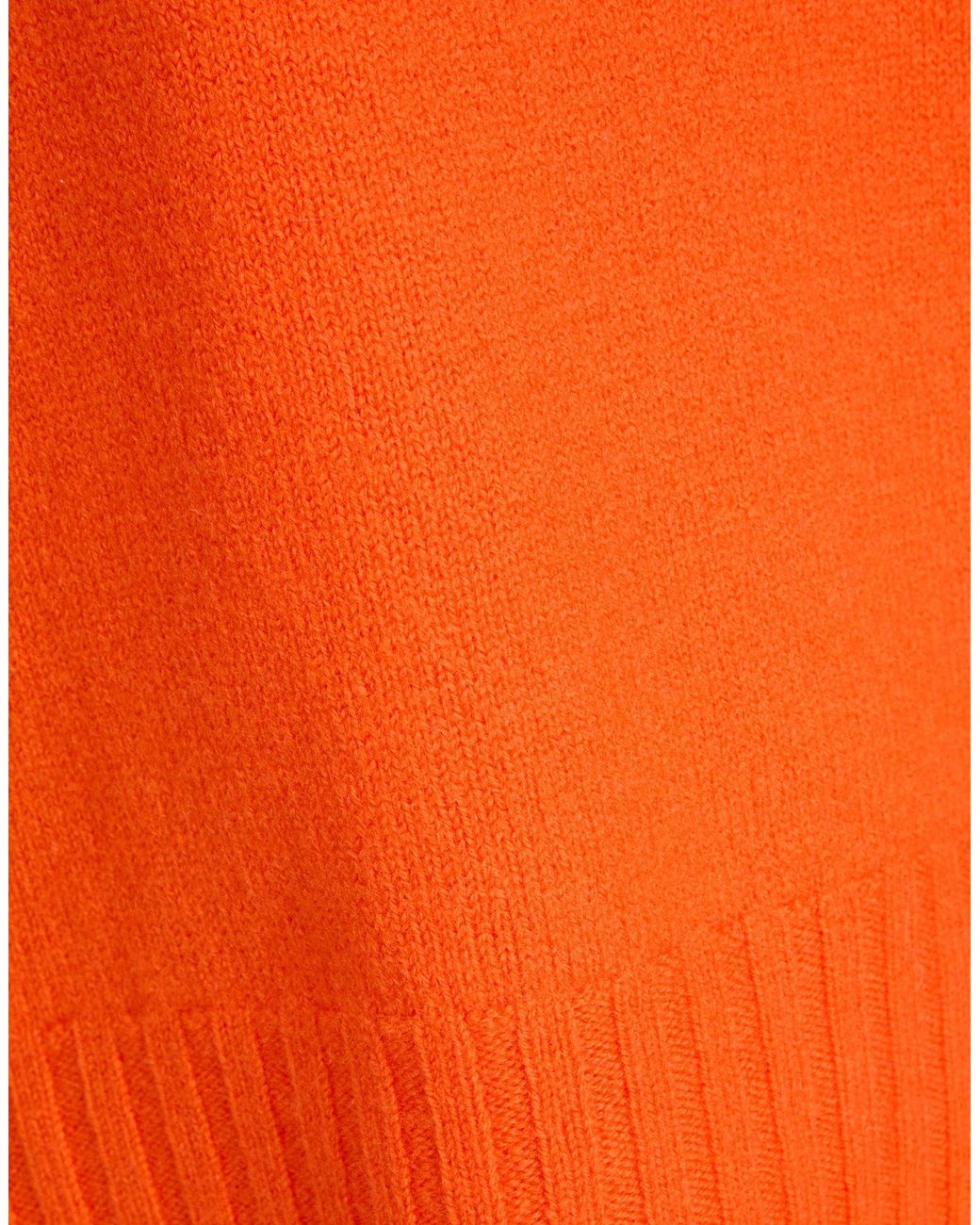 Jil Sander Orange Sweater Wool