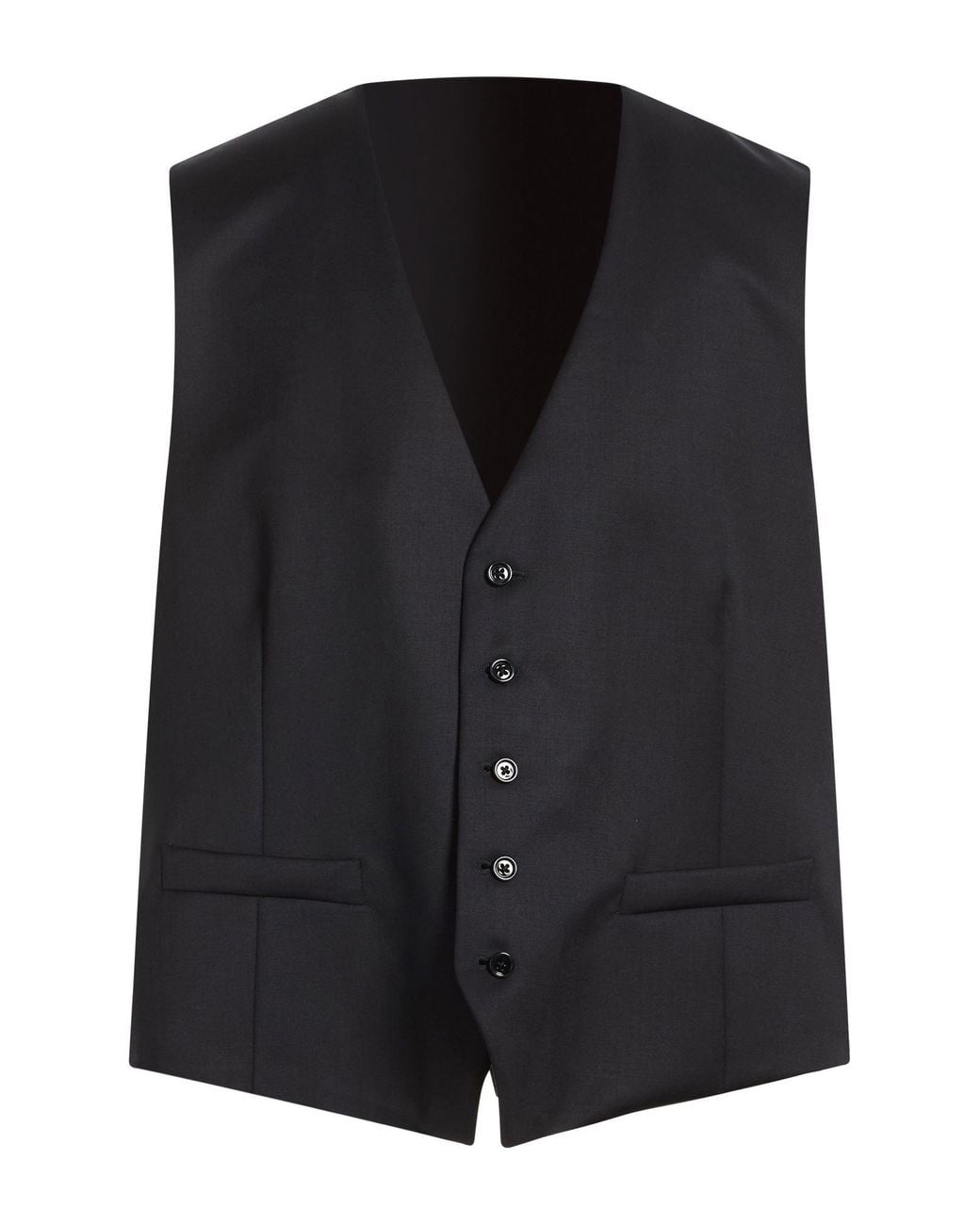 Lardini Black Waistcoat for men