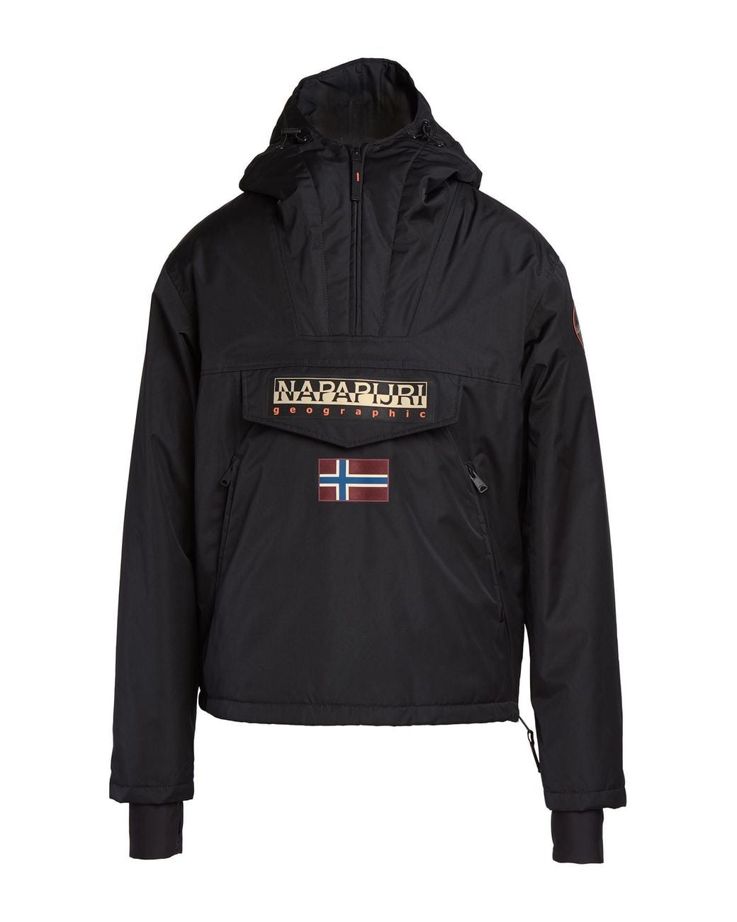 Napapijri Black Jacket Polyester for men