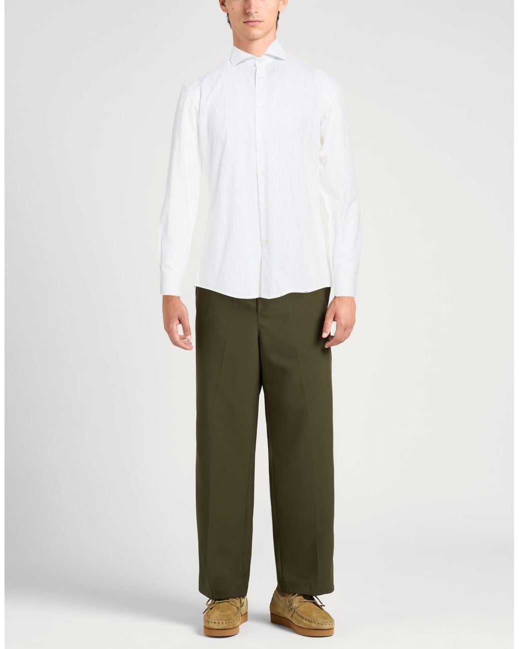 Daniele Alessandrini White Shirt Cotton for men