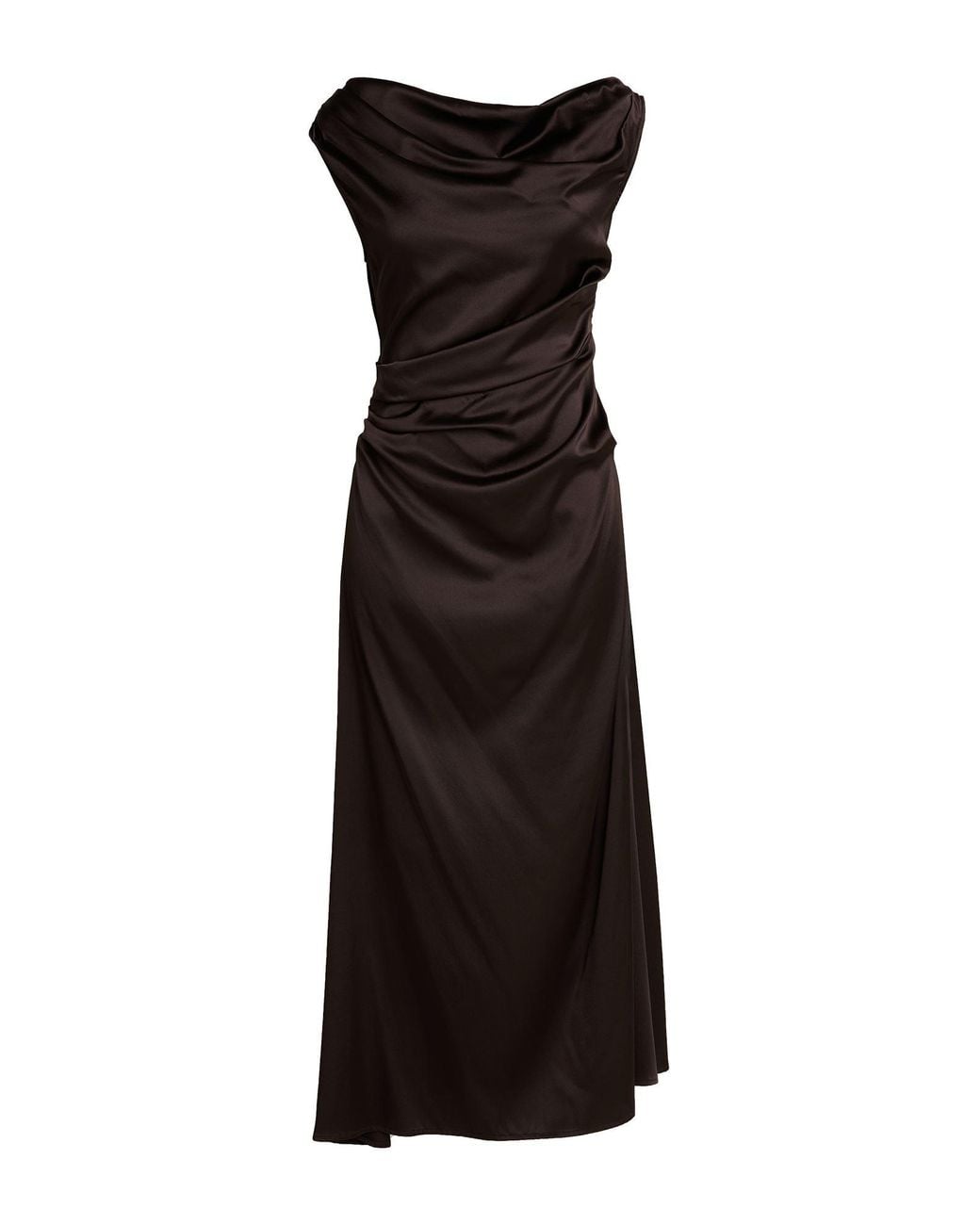 Staud Black Midi Dress