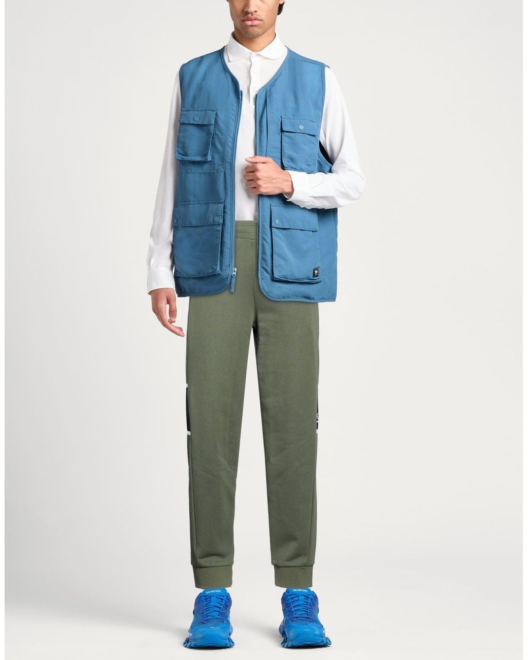 EA7 Green Military Pants Cotton for men
