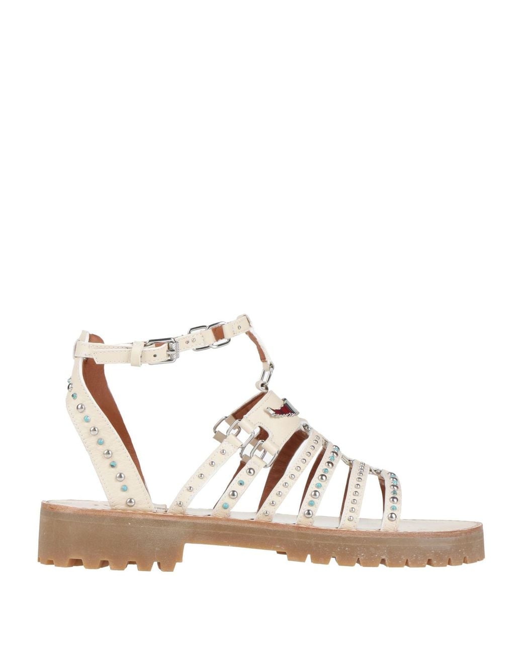 Zadig & Voltaire Natural Sandals Leather