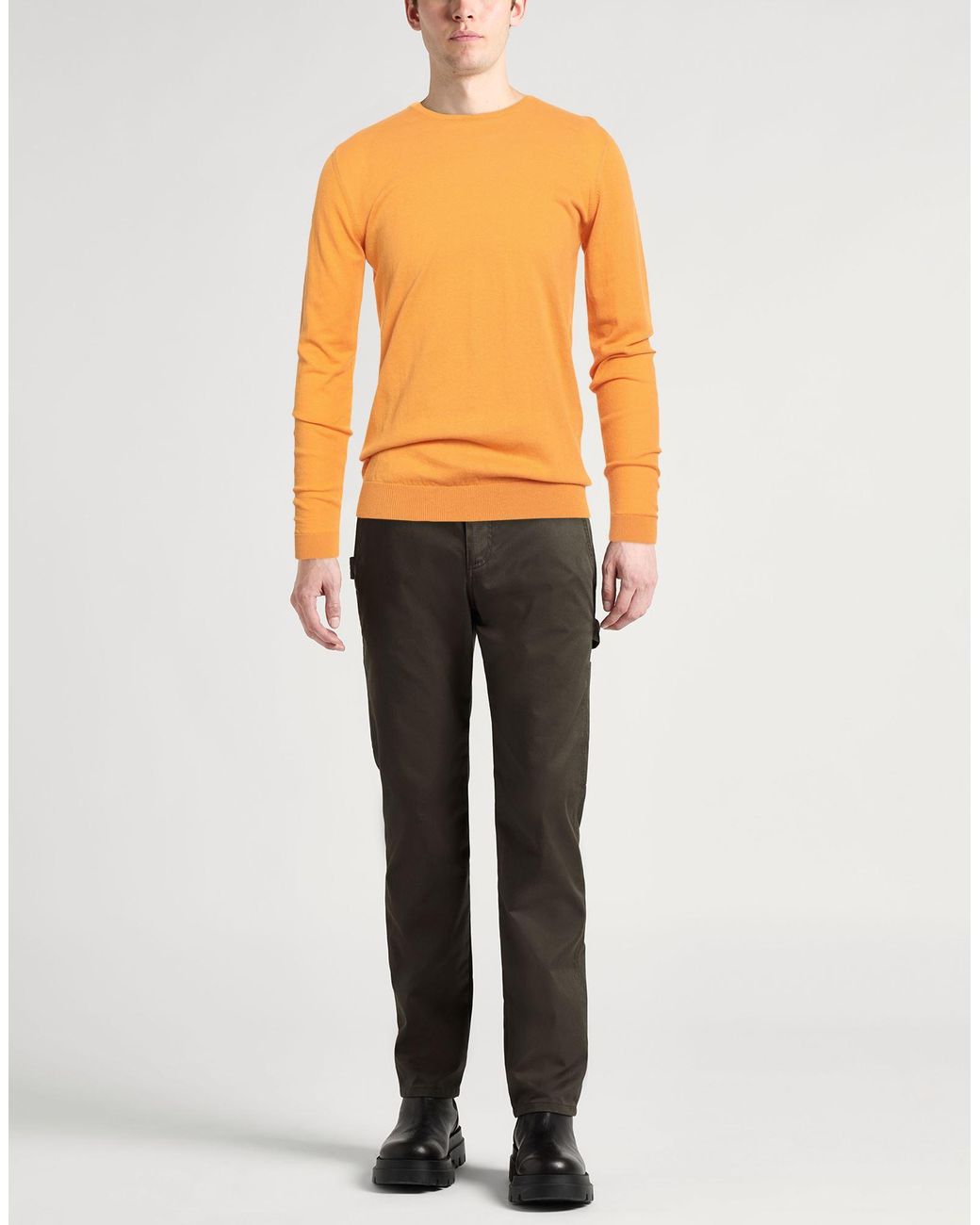 Roberto Collina Orange Jumper for men