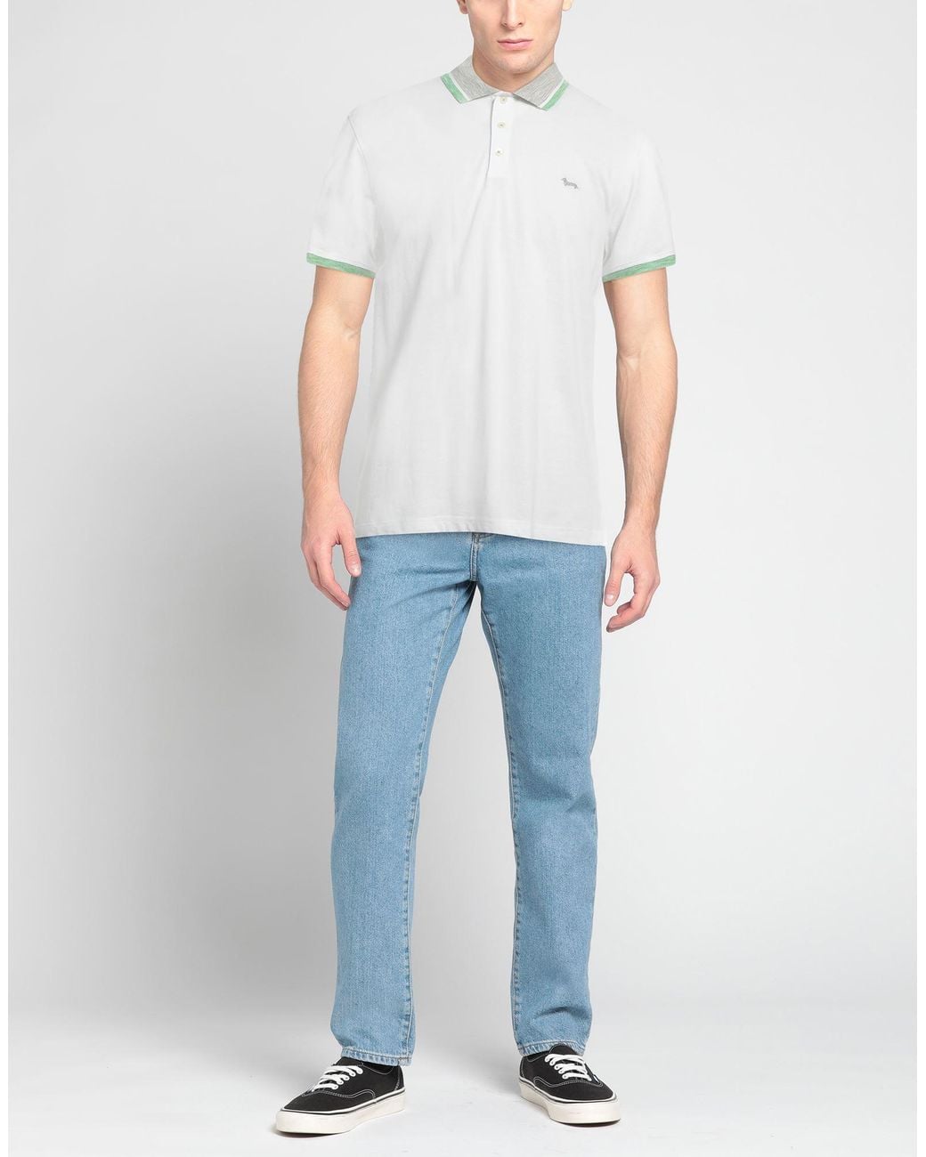 Harmont Blaine Polo Shirt In White For Men Lyst harmont-blaine-polo-shirt-in-white-for-men-lyst