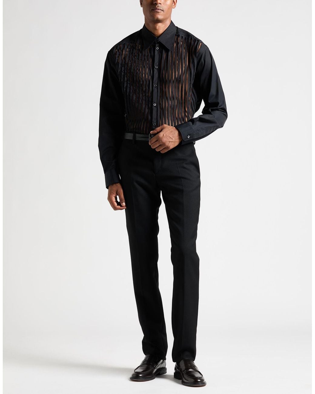 DSquared² Black Shirt Cotton for men