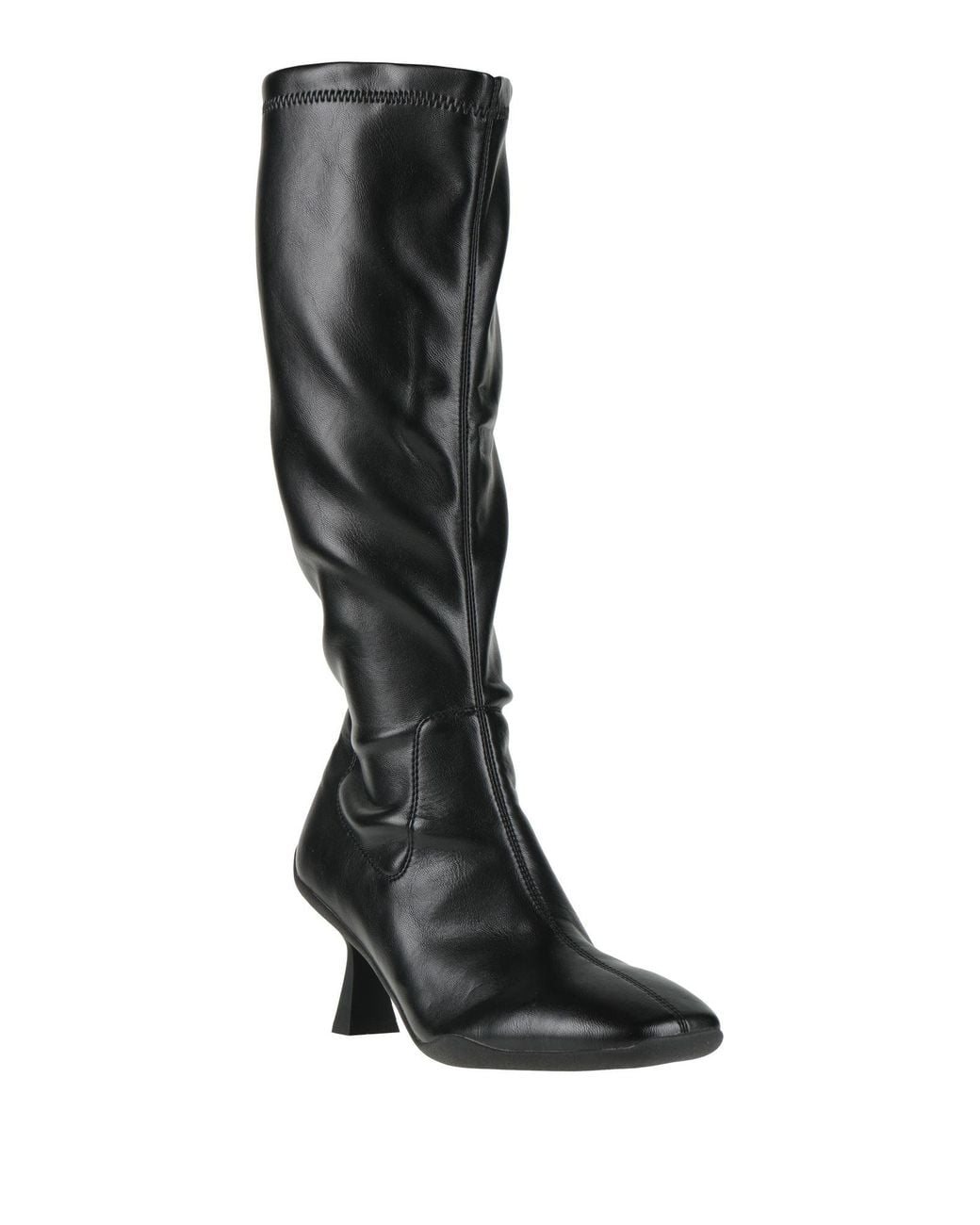 Emanuélle Vee Black Boot Leather