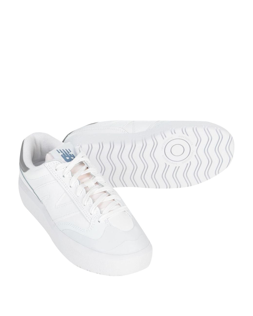New Balance White Trainers