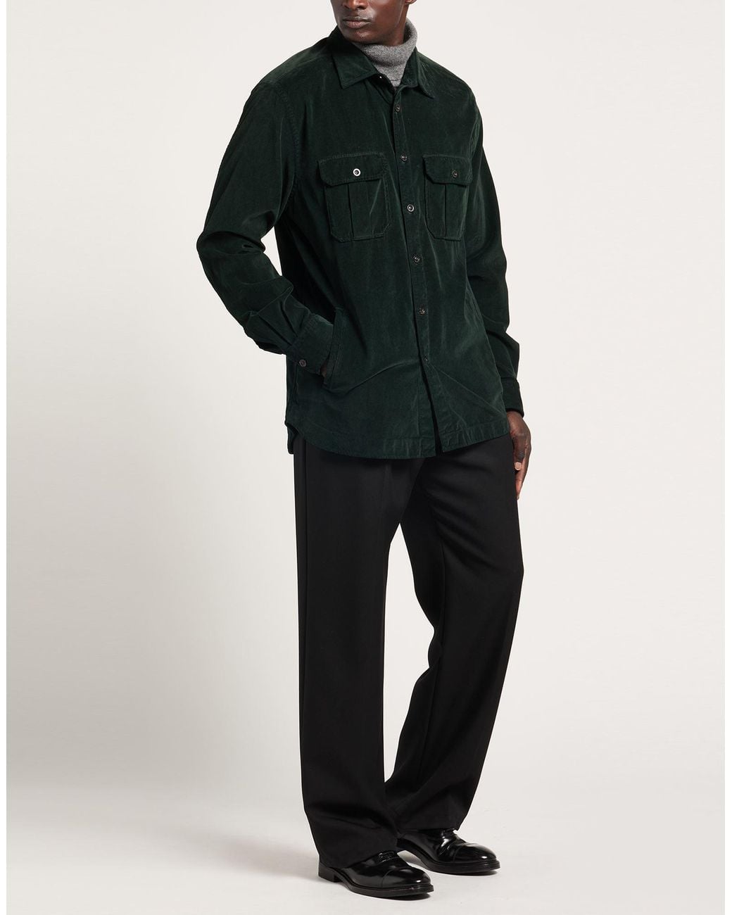 Boglioli Black Jacket Cotton for men