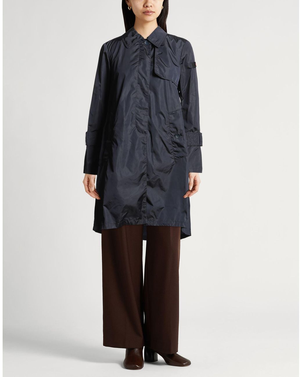 Peuterey Blue Overcoat & Trench Coat
