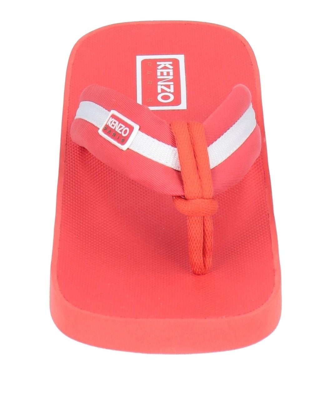 KENZO Red Thong Sandal for men