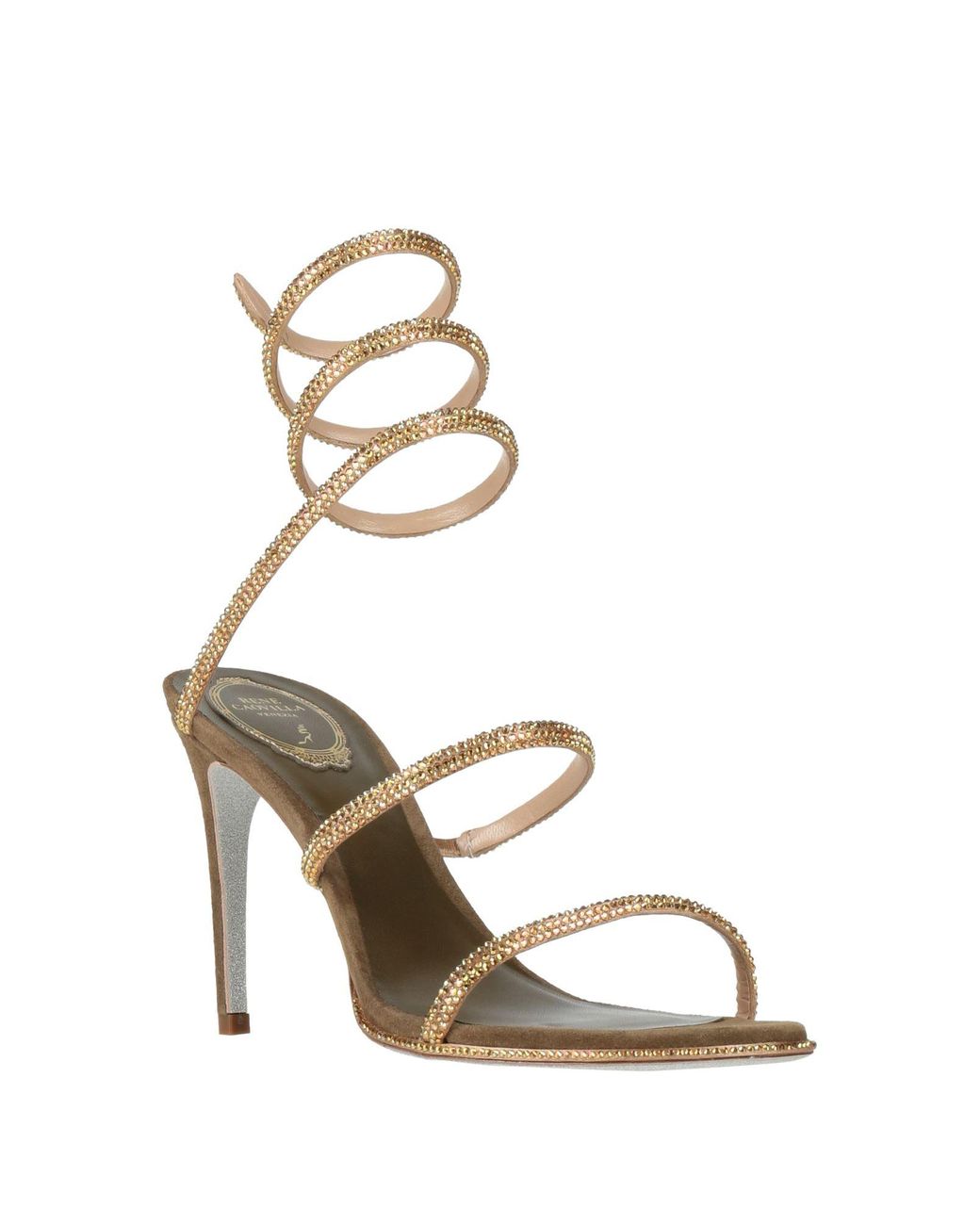 Rene Caovilla Metallic Sandals