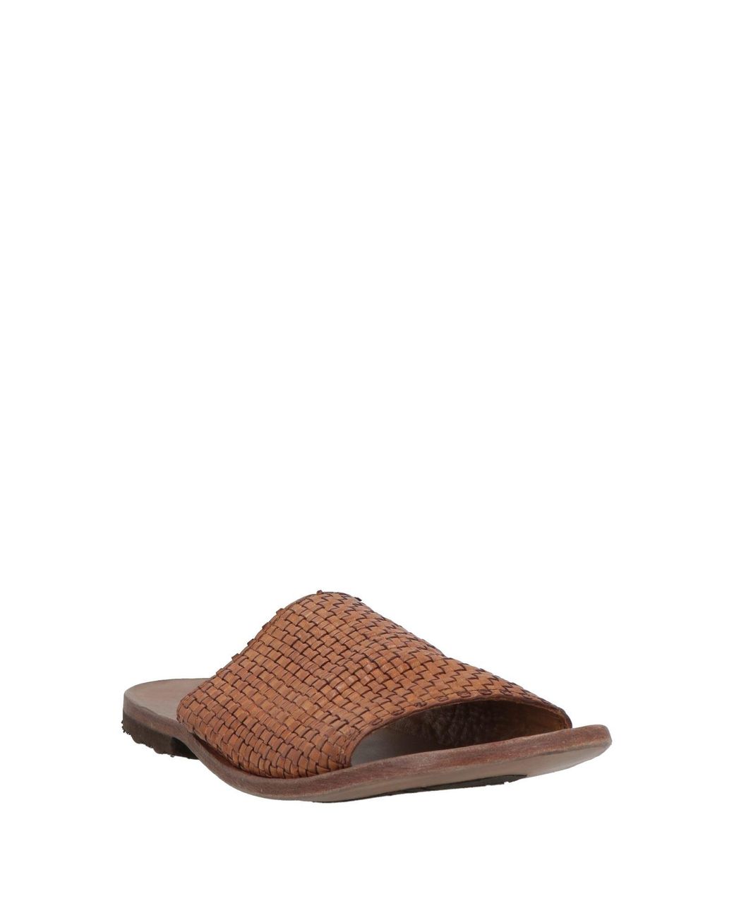 Moma Brown Tan Sandals Calfskin for men