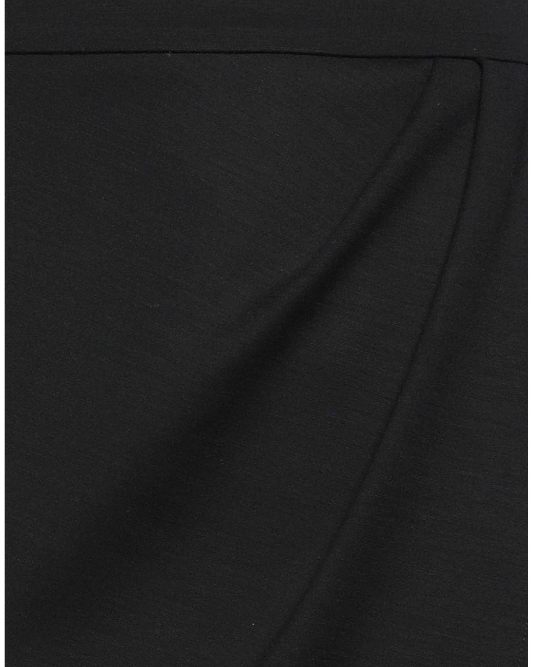 Max Mara Black Midi Skirt Wool, Polyamide, Lyocell, Elastane