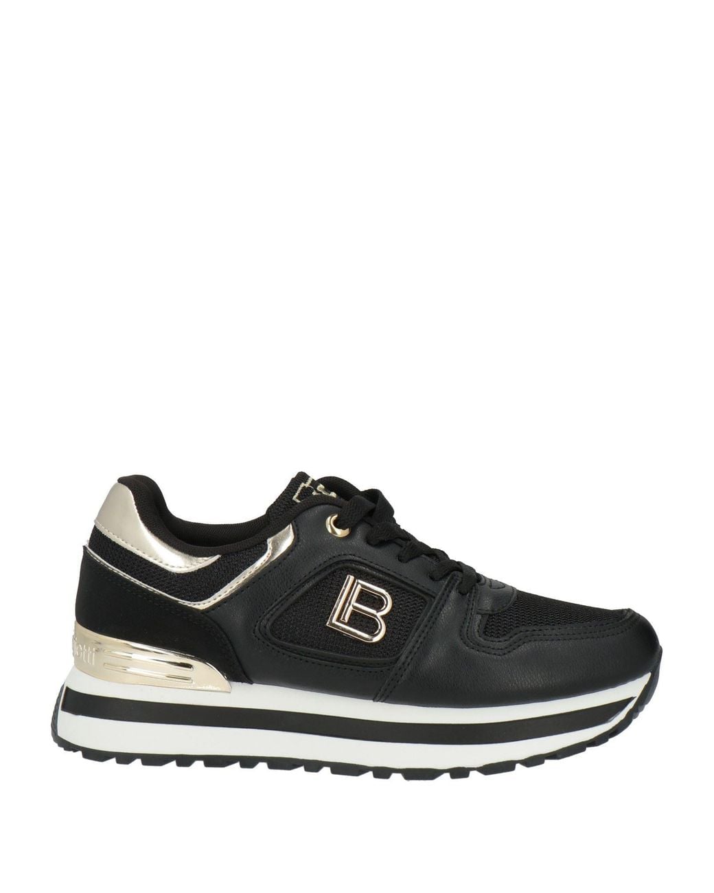 Laura Biagiotti Black Sneakers Synthetic Material, Textile Fibers