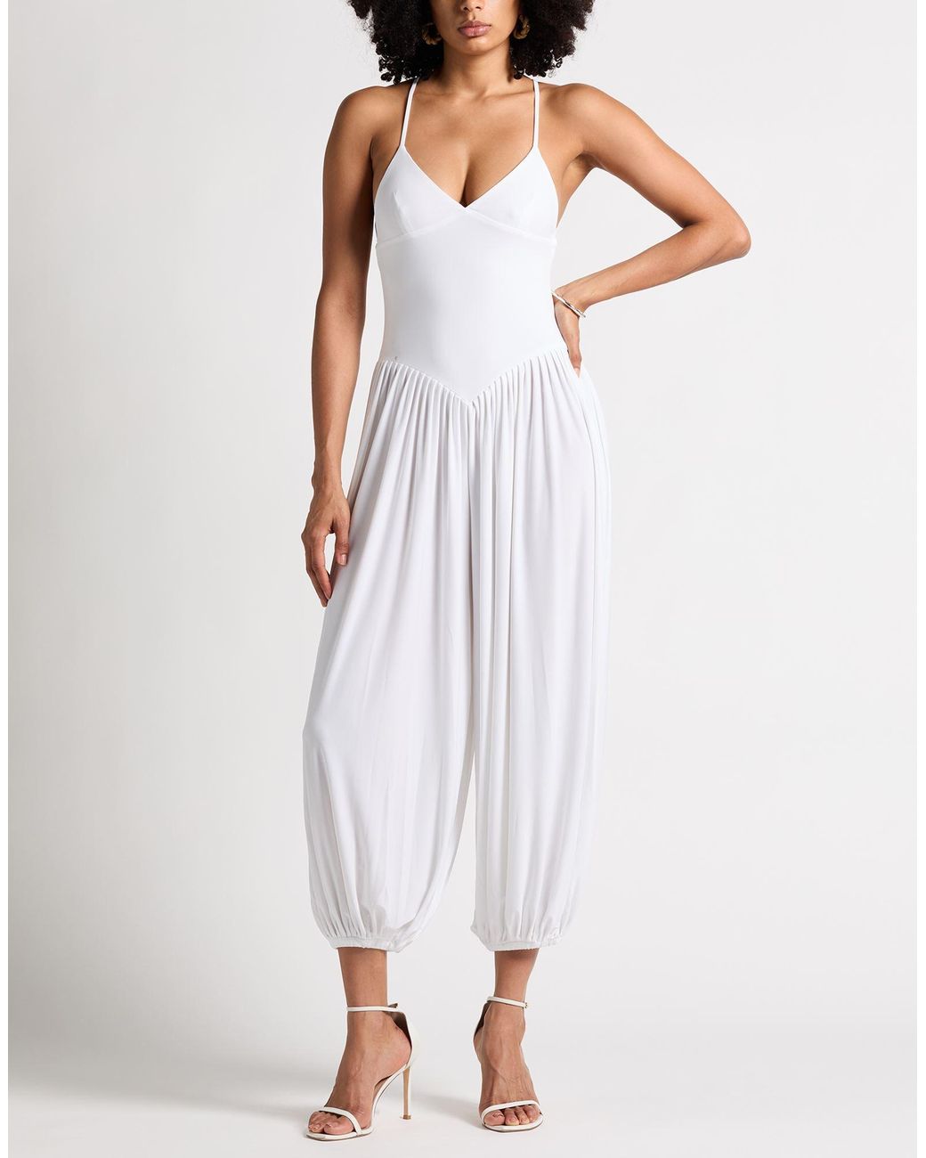 Norma Kamali White Jumpsuit