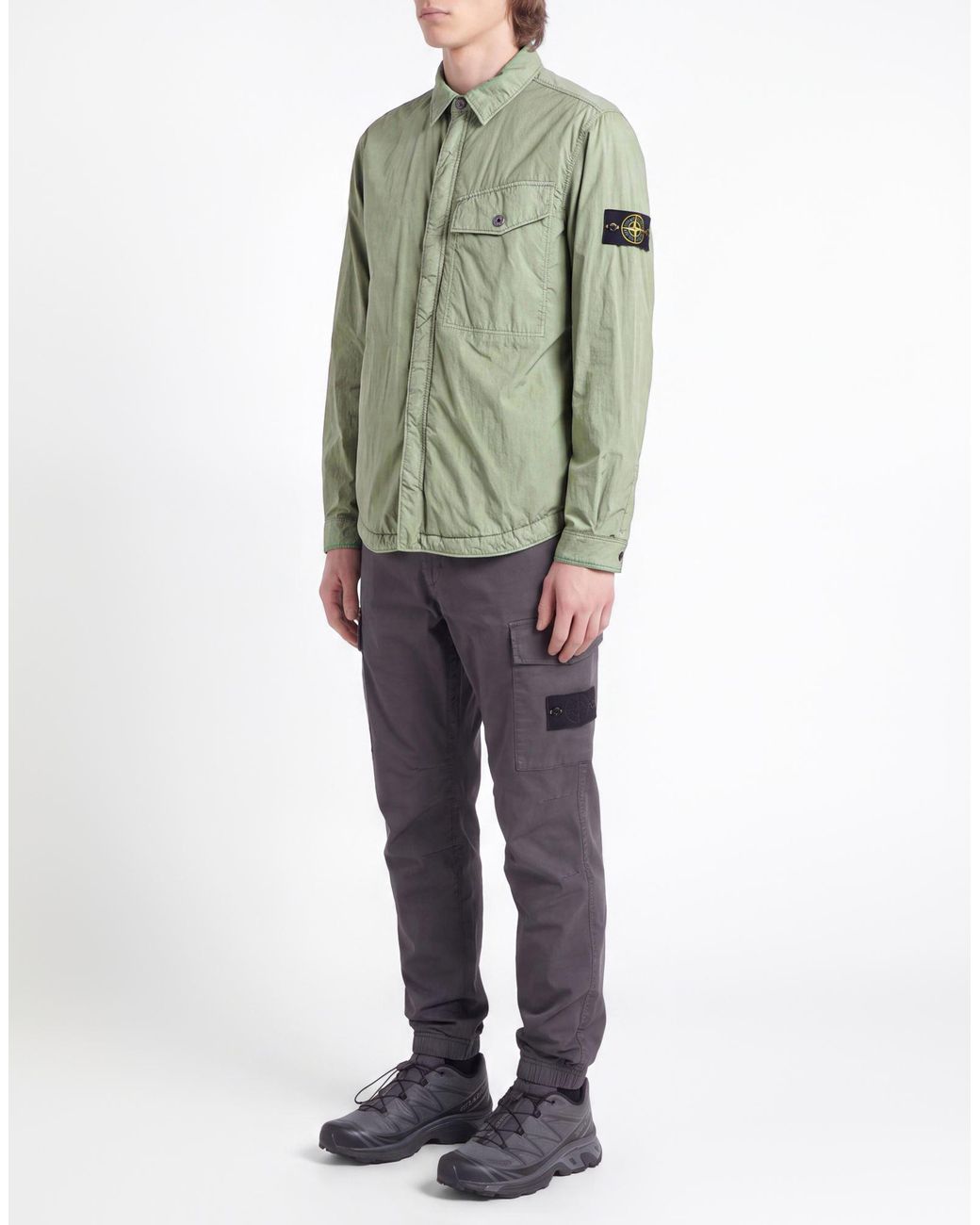 Stone Island Green Jacket for men