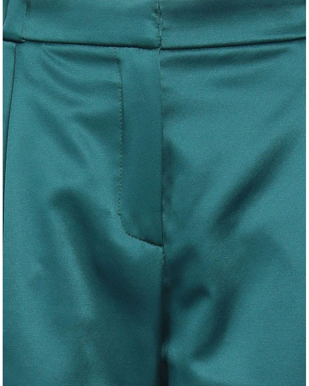 Pinko Blue Pants Polyester, Elastane