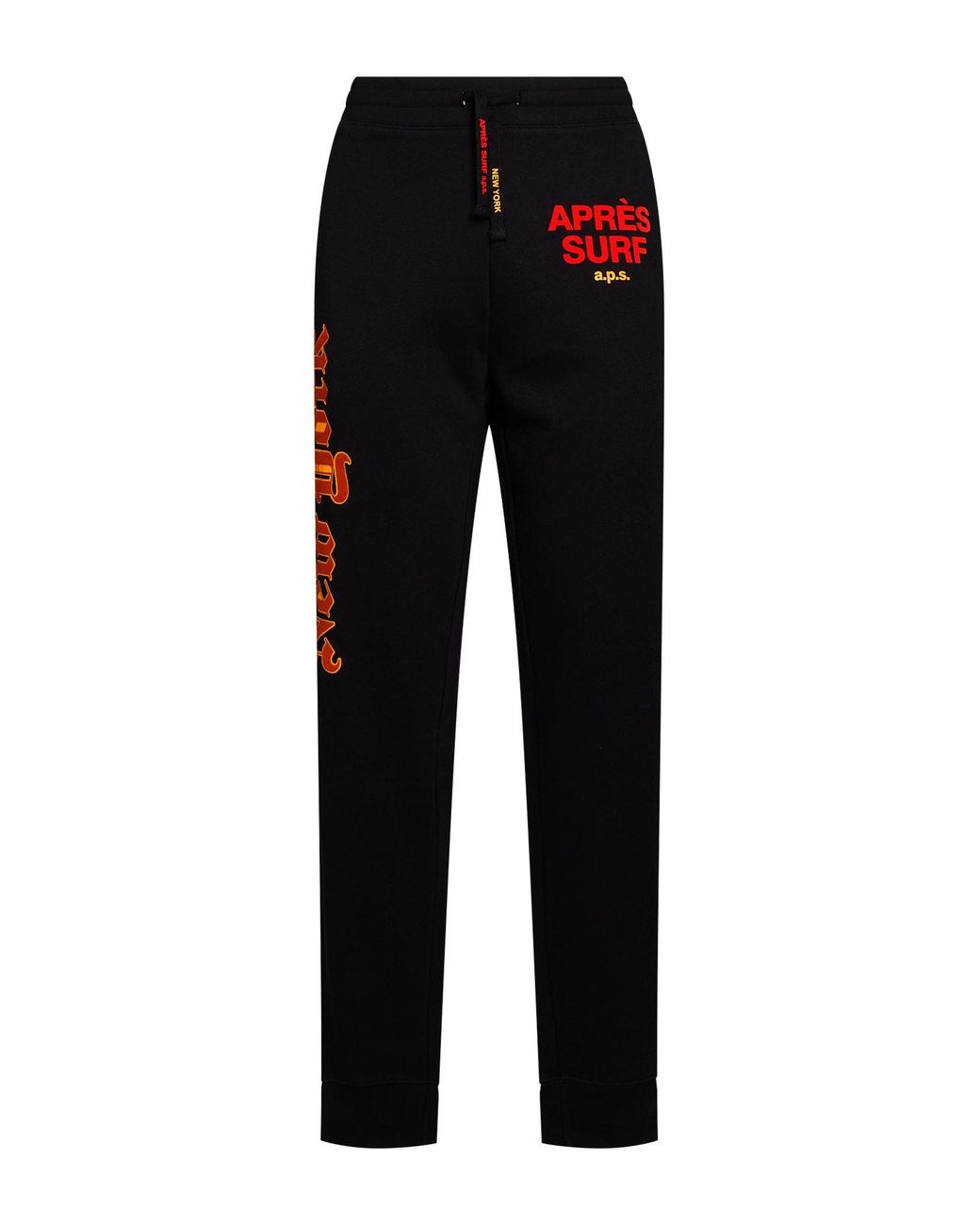 APRÈS SURF Black Trouser for men