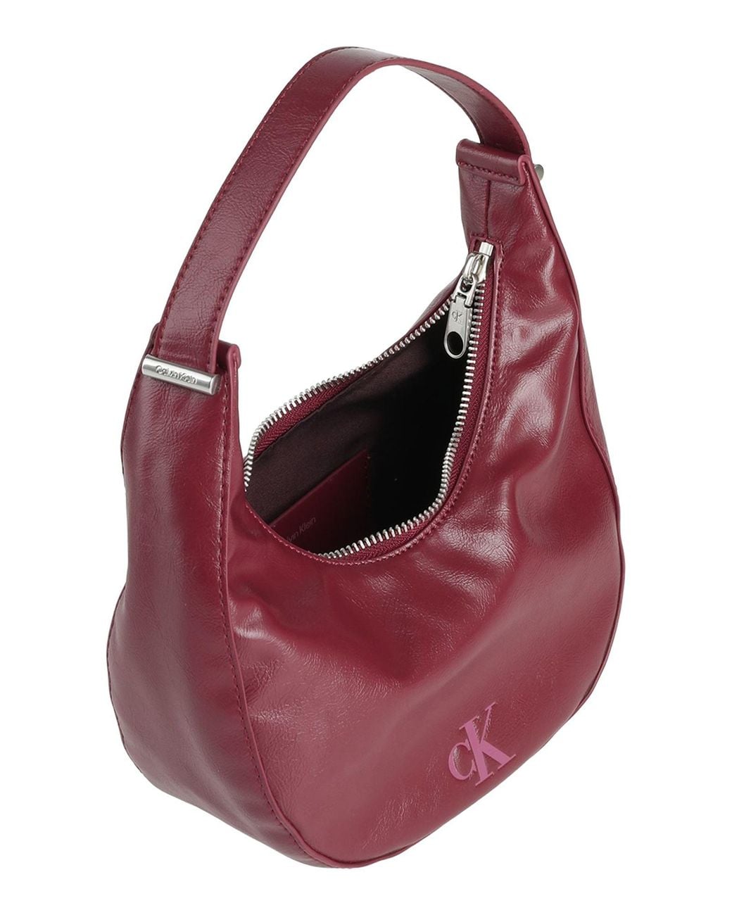 Calvin Klein Purple Handbag Recycled Polyester, Polyurethane