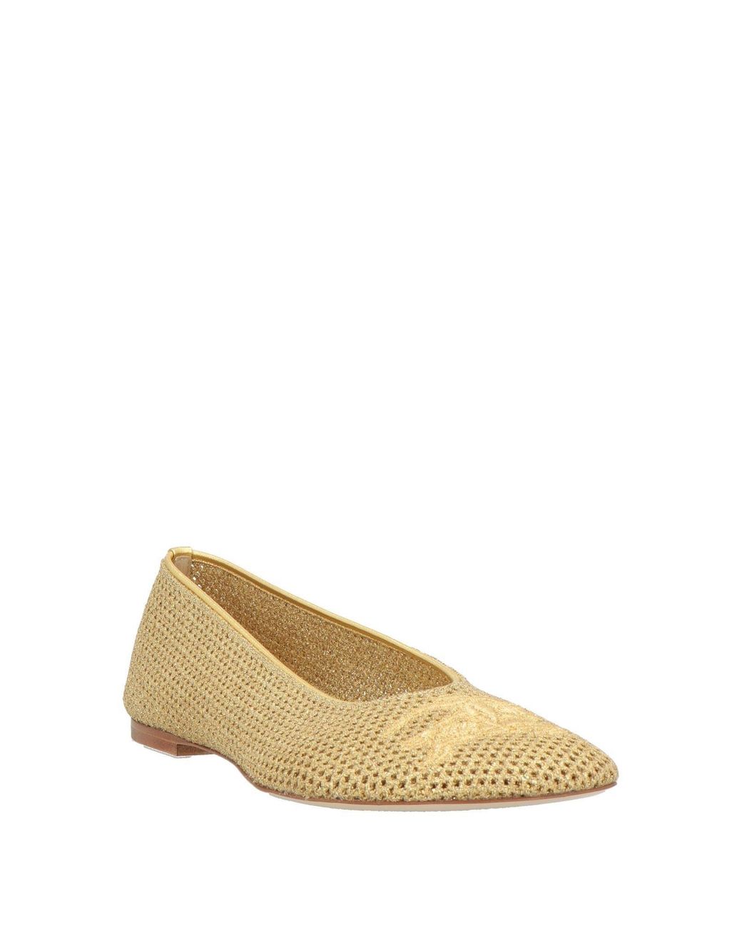 Burberry Natural Ballet Flats