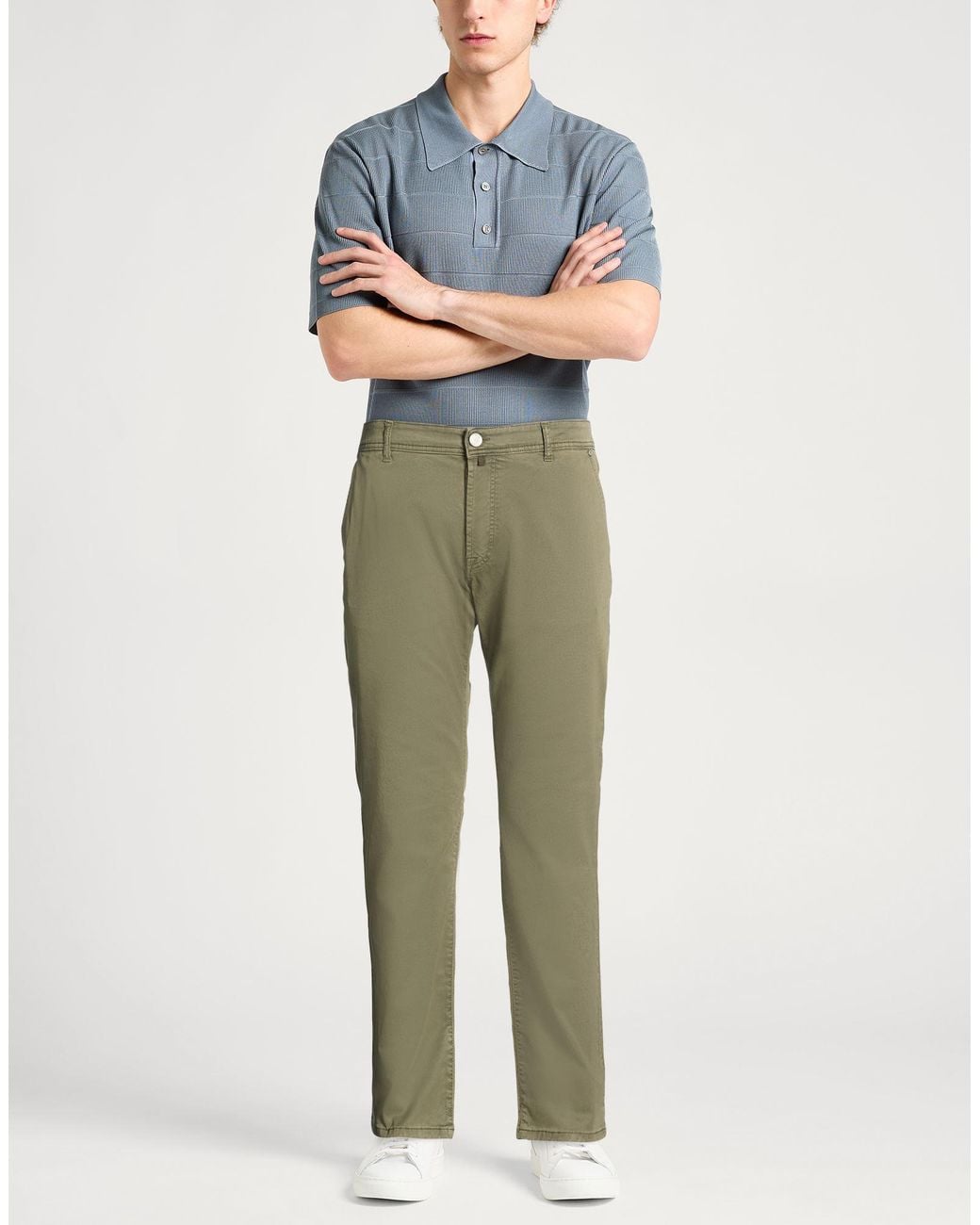 Pantalone di Moorer in Green da Uomo