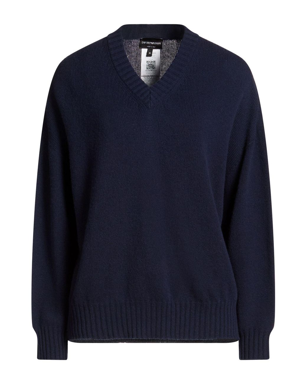Emporio Armani Blue Midnight Sweater Wool, Cashmere