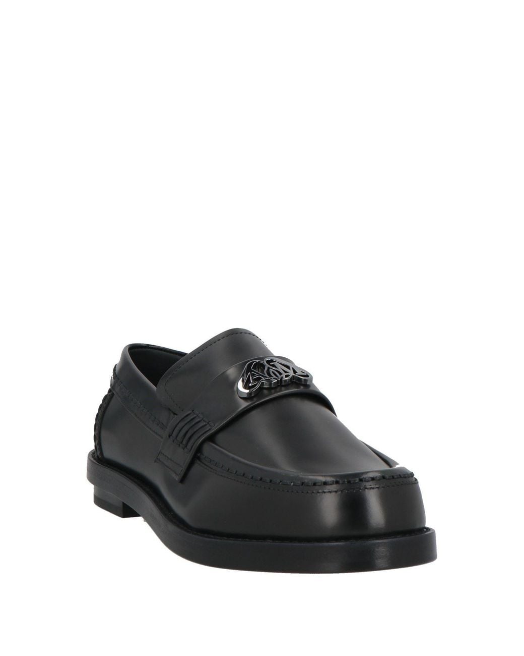 McQueen Black Loafers
