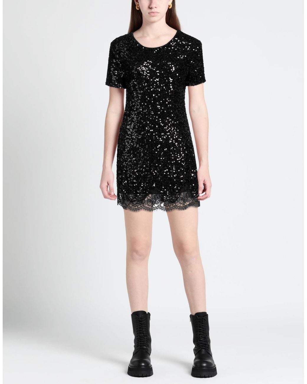 ERMANNO FIRENZE Black Mini Dress