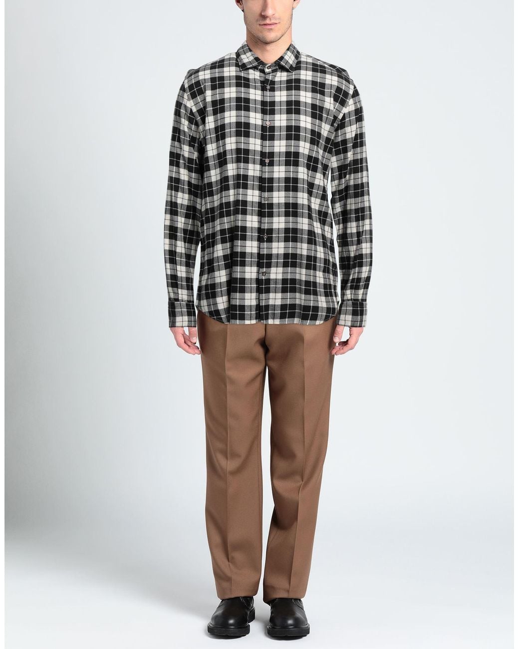 Brooksfield Gray Shirt for men