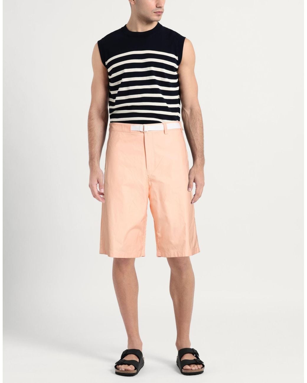 Maison Kitsuné Natural Shorts & Bermuda Shorts Cotton for men
