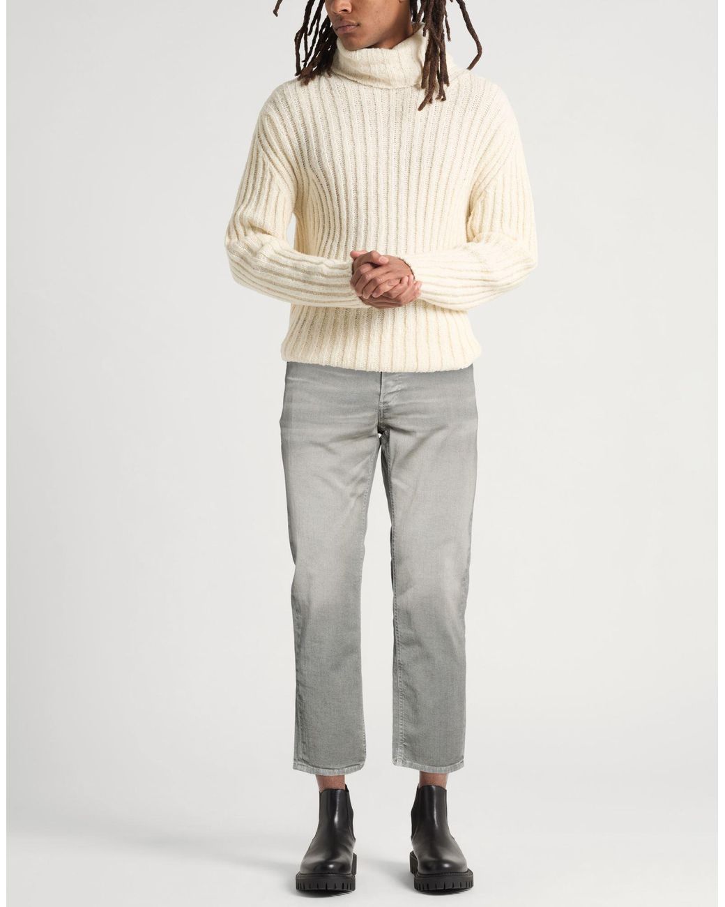 PT Torino Gray Pants for men