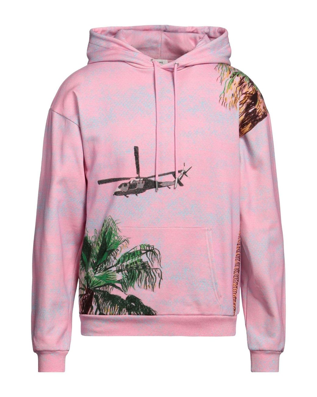 セリーヌ Cotton sweatshirt with multicolor print celine-Pink-Sweatshirt-Cotton.jpeg