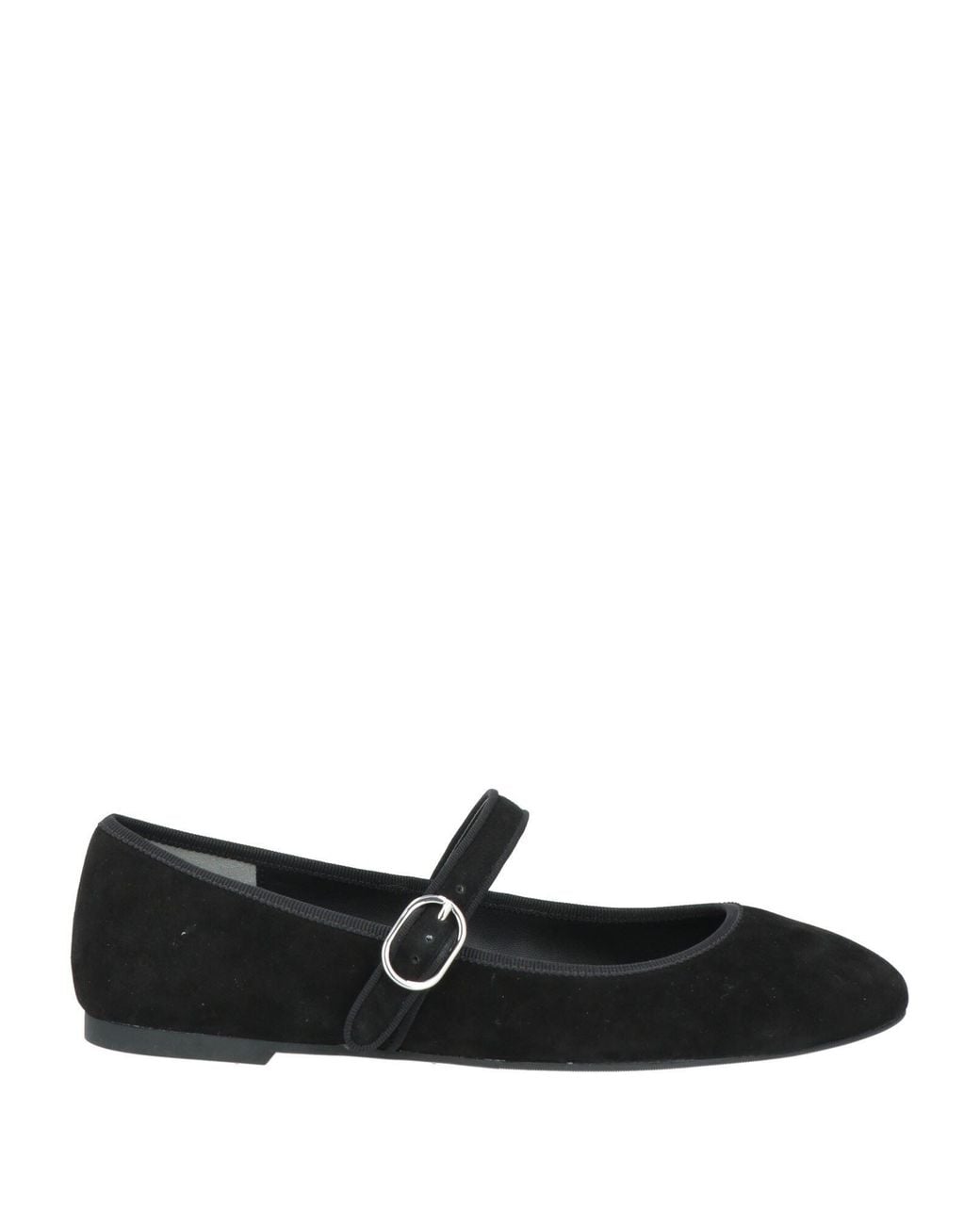 Stuart Weitzman Black Ballet Flats Leather