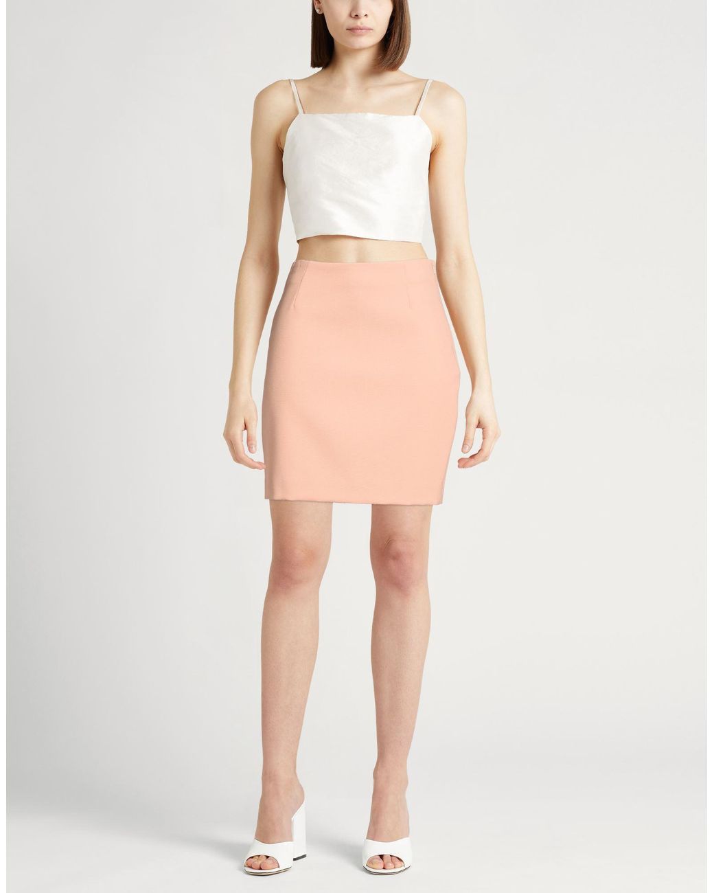 Lardini Natural Mini Skirt