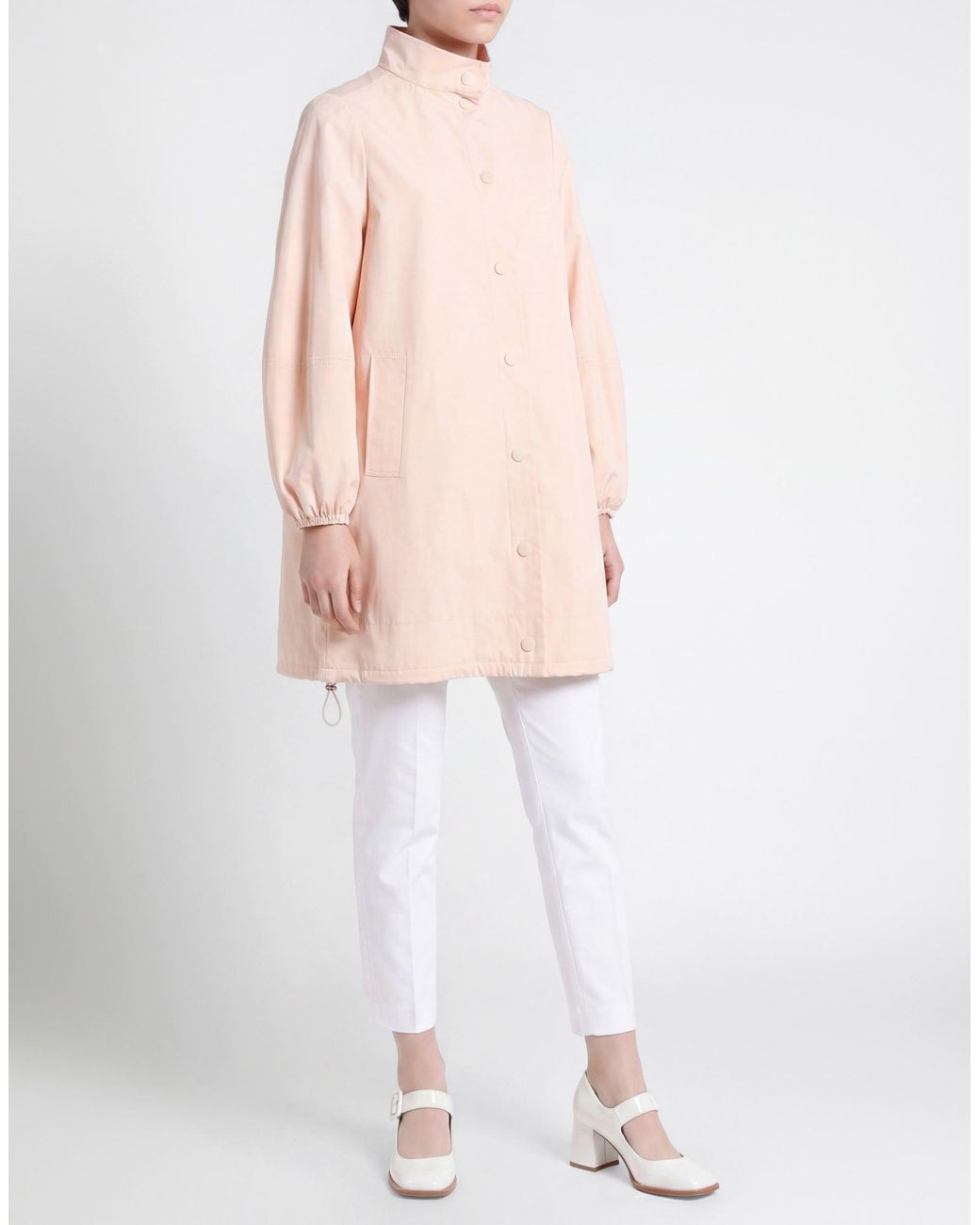 Twinset Pink Overcoat & Trench Coat
